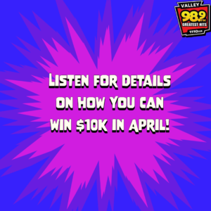 Read more about the article Listen for details on how you can win 10k in April!