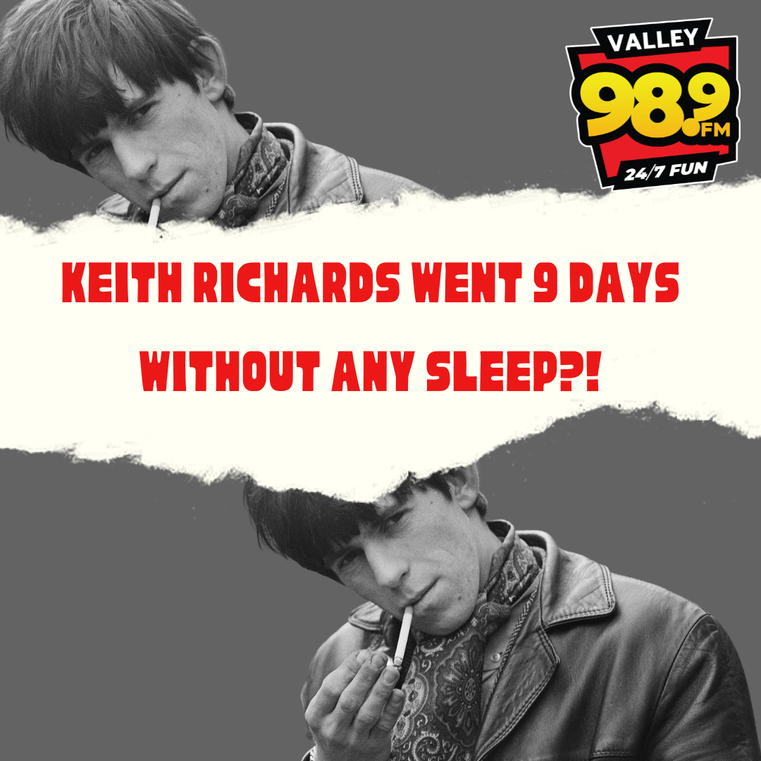 You are currently viewing Keith Richards went 9 days without any sleep?!